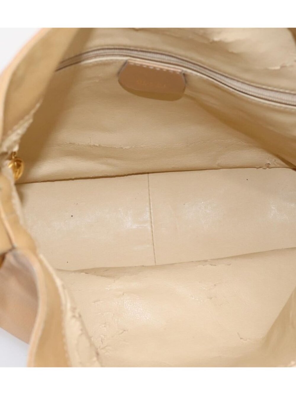 GUCCI Bamboo Shoulder Bag Suede 2way Beige Gold 001 1014 1638 0 - Picture 12 of 16